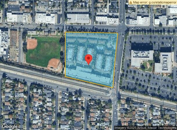  1901 N Buena Vista St, Burbank, CA Parcel Map