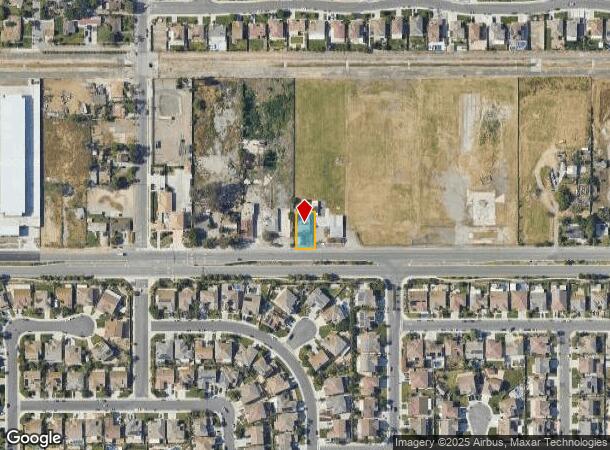  14421 Chandler St, Eastvale, CA Parcel Map