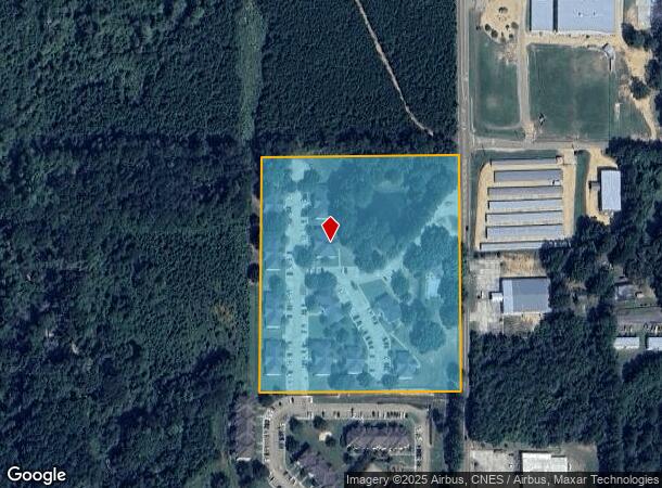 1210 Parklane Rd, Mccomb, MS Parcel Map