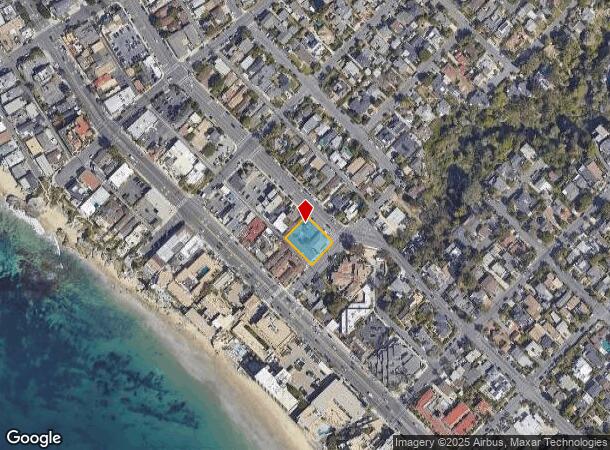  1467 Glenneyre St, Laguna Beach, CA Parcel Map