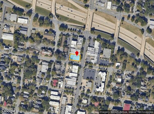  1222 Main St, Little Rock, AR Parcel Map