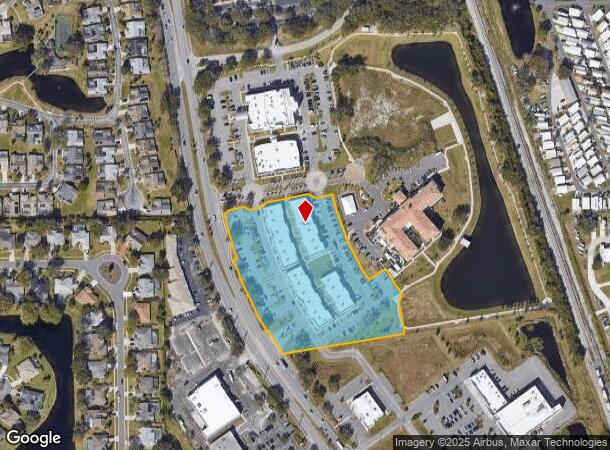  6545 N Wickham Rd, Melbourne, FL Parcel Map