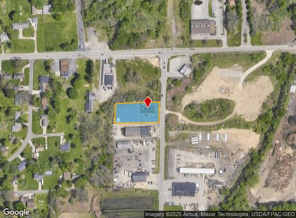  1260 Collier Rd, Akron, OH Parcel Map
