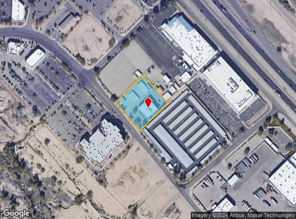  8020 N Business Park Dr, Tucson, AZ Parcel Map