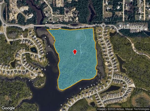  1616 Fanning Bayou Dr, Southport, FL Parcel Map