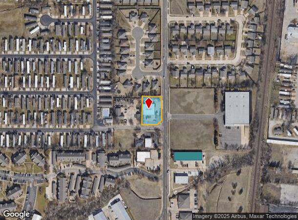  1101 S Fretz Ave, Edmond, OK Parcel Map