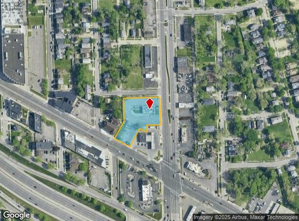  9871 Livernois Ave, Detroit, MI Parcel Map