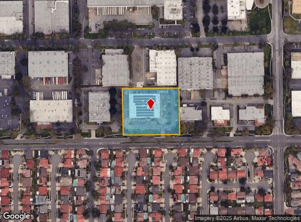 12881 166Th St, Cerritos, CA Parcel Map