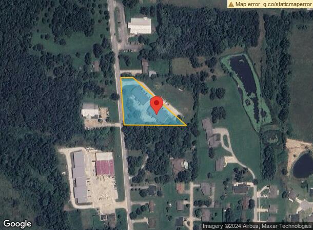  1018 N College St, Huntsville, AR Parcel Map