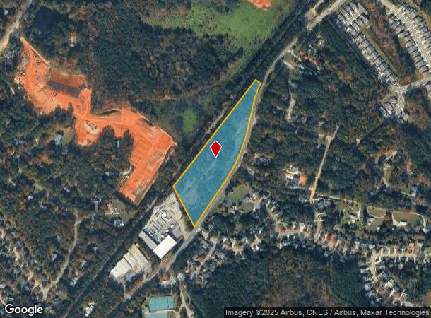  1313 N White St, Wake Forest, NC Parcel Map