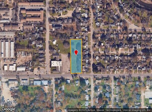  1110 Hilltop Dr, Irving, TX Parcel Map