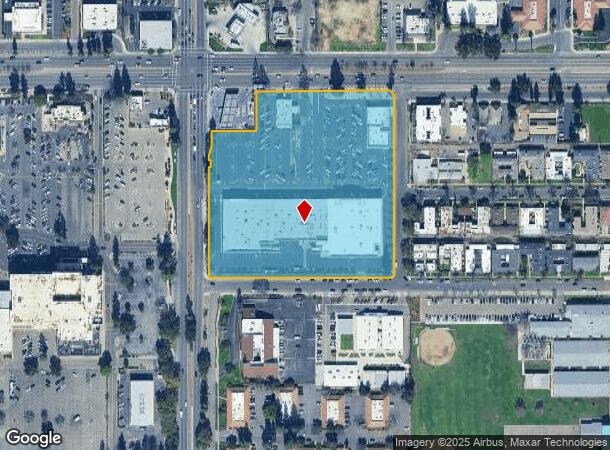  1041 E Shaw Ave, Fresno, CA Parcel Map