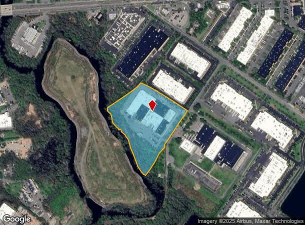  25 Riverside Dr, Pine Brook, NJ Parcel Map