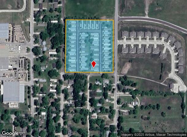 711 E Garfield St, Ottawa, KS Parcel Map