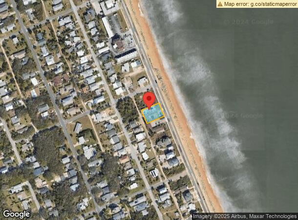  1308 S Ocean Shore Blvd, Flagler Beach, FL Parcel Map