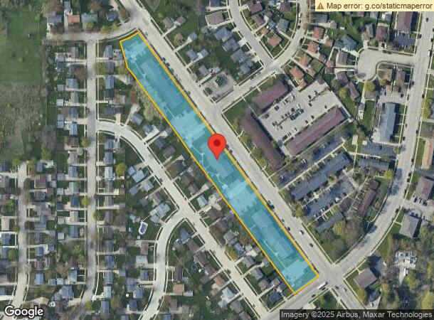  1656 Birch Rd, Kenosha, WI Parcel Map