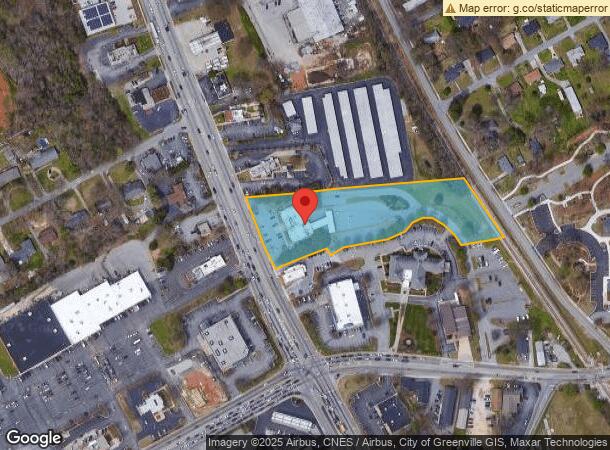  110 N Main St, Mauldin, SC Parcel Map