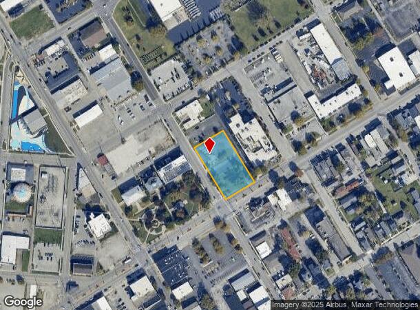  601 Wall St, Jeffersonville, IN Parcel Map