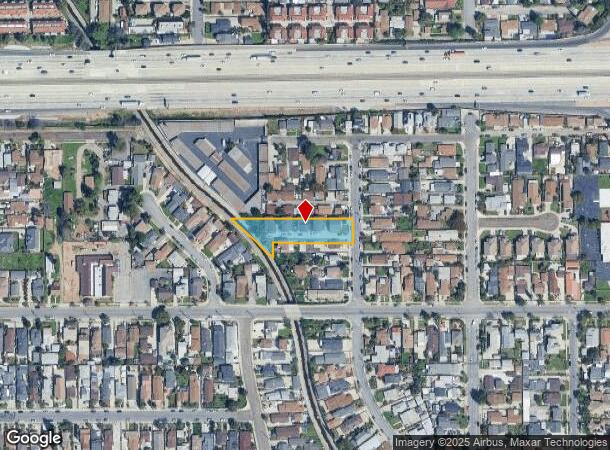  3421 Lafayette Ave, Rosemead, CA Parcel Map