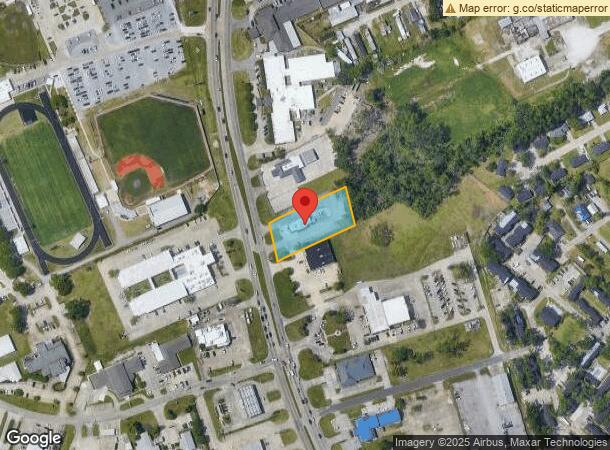 1378 W Tunnel Blvd, Houma, LA Parcel Map