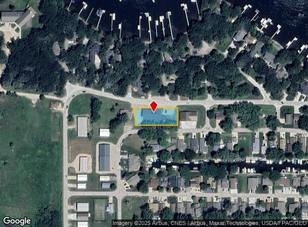 1127 Lakeside Ave, Milford, IA Parcel Map