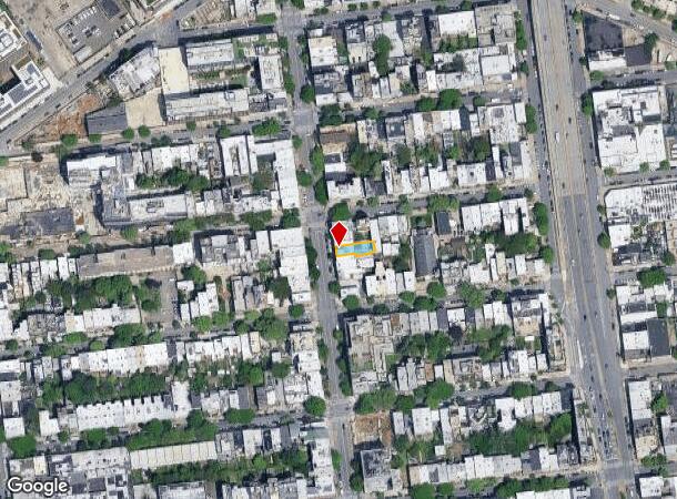  1084 Manhattan Ave, Brooklyn, NY Parcel Map