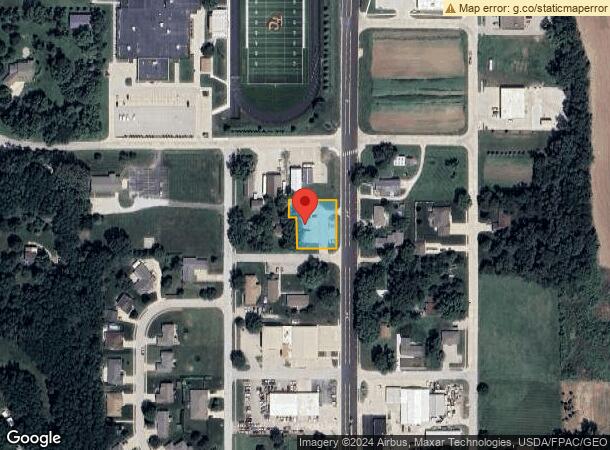  706 N 14Th St, Fort Calhoun, NE Parcel Map