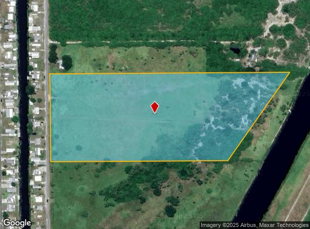 1493 Hunter Rd, Okeechobee, FL Parcel Map