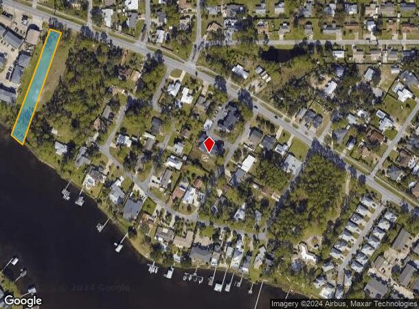  7801 N Lagoon Dr, Panama City Beach, FL Parcel Map