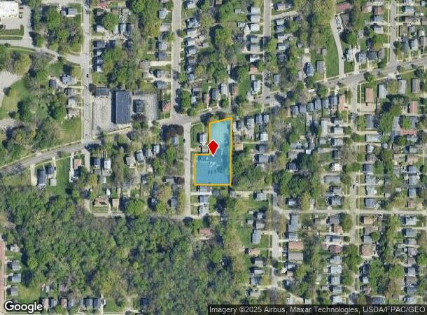  383 Dayton St, Akron, OH Parcel Map