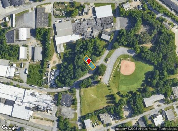  1228 Lincoln Dr, High Point, NC Parcel Map