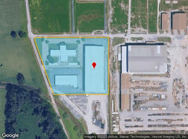 1110 Unifab Rd, Broussard, LA Parcel Map