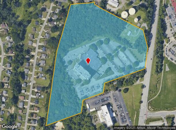  8256 University Blvd, Coraopolis, PA Parcel Map