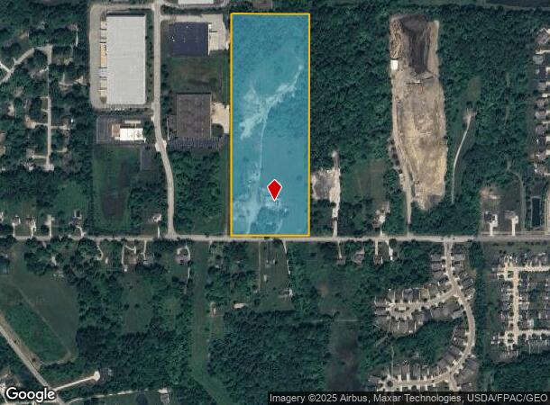 1285 Twinsburg Rd E, Macedonia, OH Parcel Map