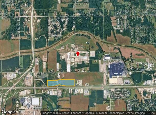  2828 Nw Button Rd, Topeka, KS Parcel Map