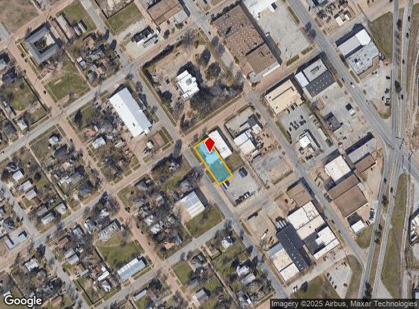  1401 Travis St, Wichita Falls, TX Parcel Map
