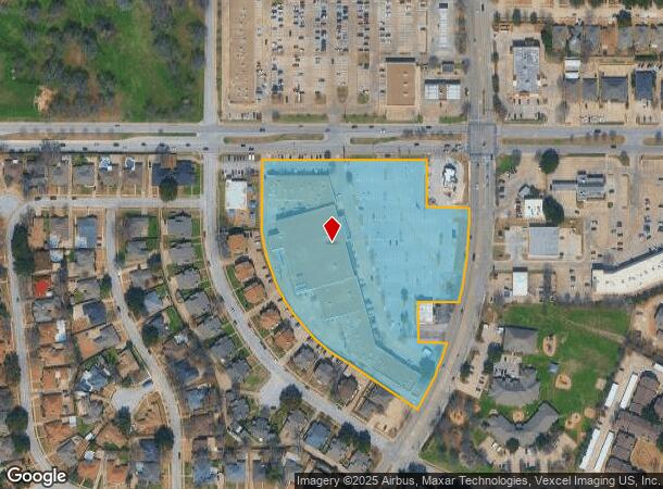 2853 Central Dr, Bedford, TX Parcel Map
