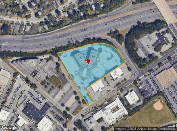  100 West Rd, Towson, MD Parcel Map