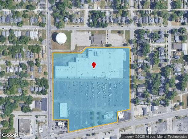  2650 Wabash Ave, Terre Haute, IN Parcel Map