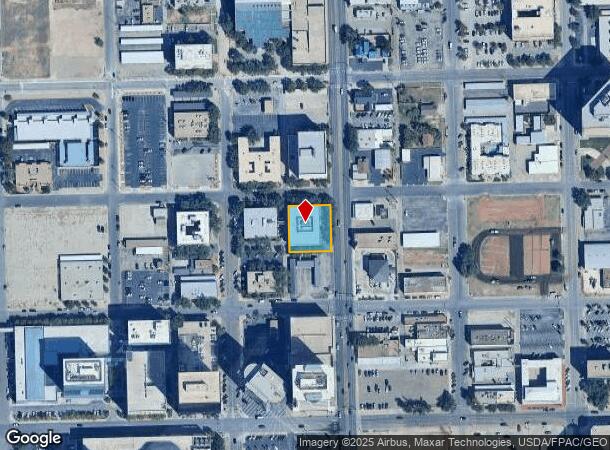  407 N Big Spring St, Midland, TX Parcel Map