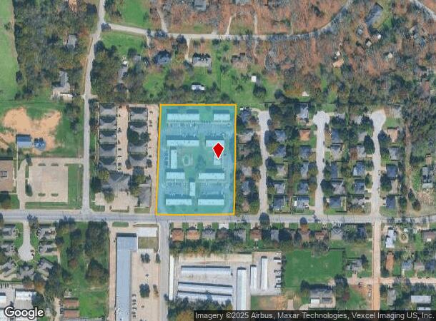 1121 Jameson St, Weatherford, TX Parcel Map
