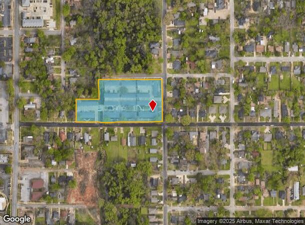 1208 E Houston St, Tyler, TX Parcel Map
