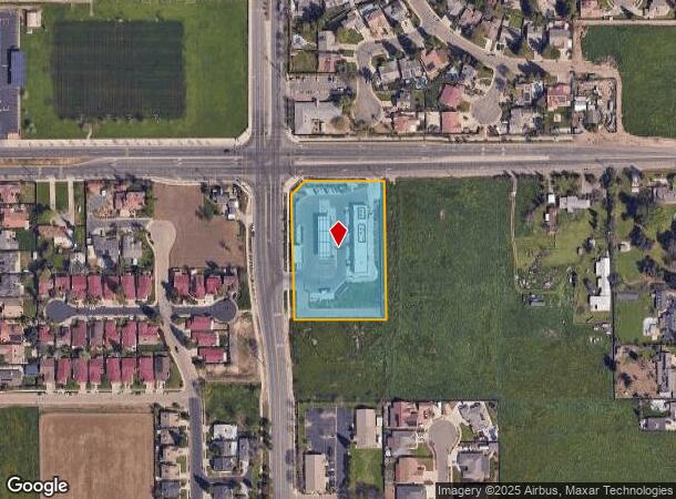  3709 E Houston Ave, Visalia, CA Parcel Map