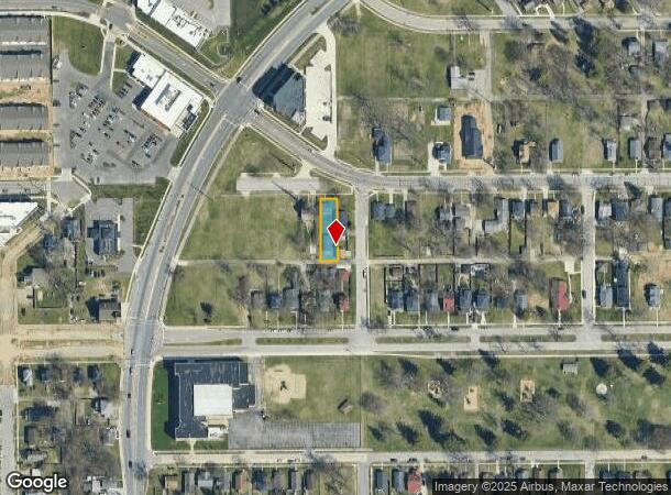 1144 Corby Blvd, South Bend, IN Parcel Map