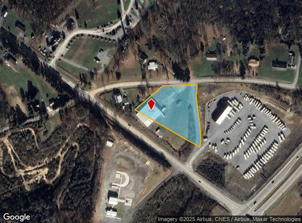 Intersection Rt 19 129, Mount Nebo, WV Parcel Map