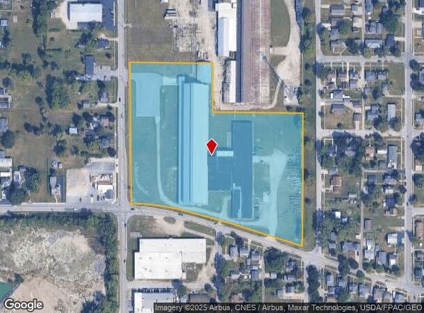  1910 Napoleon St, Fremont, OH Parcel Map