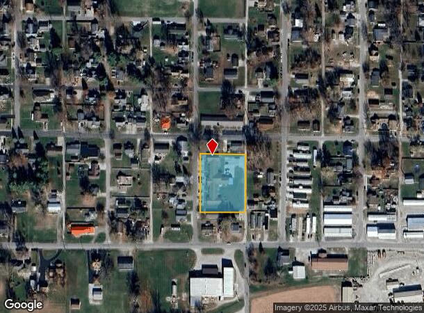 133 Maple St, Hope, IN Parcel Map