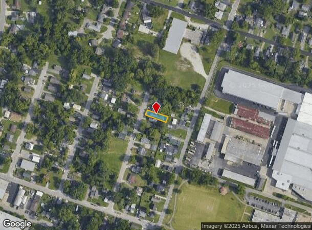  2550 Broadway St, New Albany, IN Parcel Map