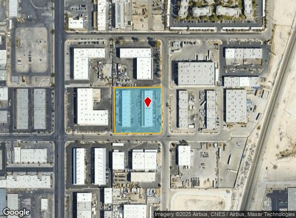  4280 W Reno Ave, Las Vegas, NV Parcel Map