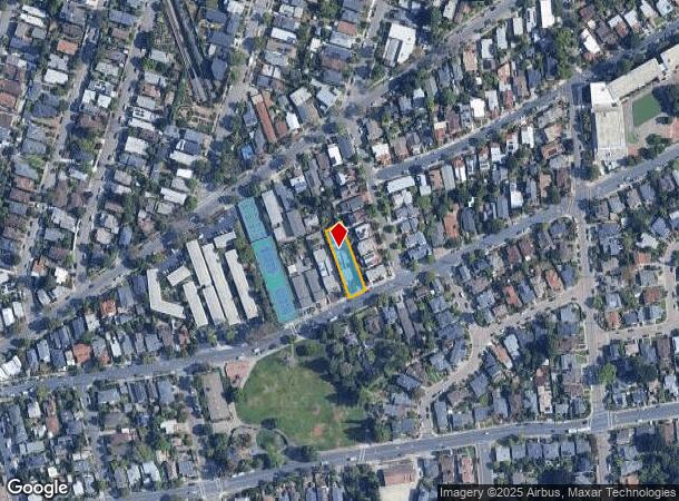  1349 Rose St, Berkeley, CA Parcel Map